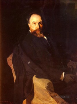Retrato De Don Aureliano De Beruete pintor Joaquín Sorolla Pinturas al óleo